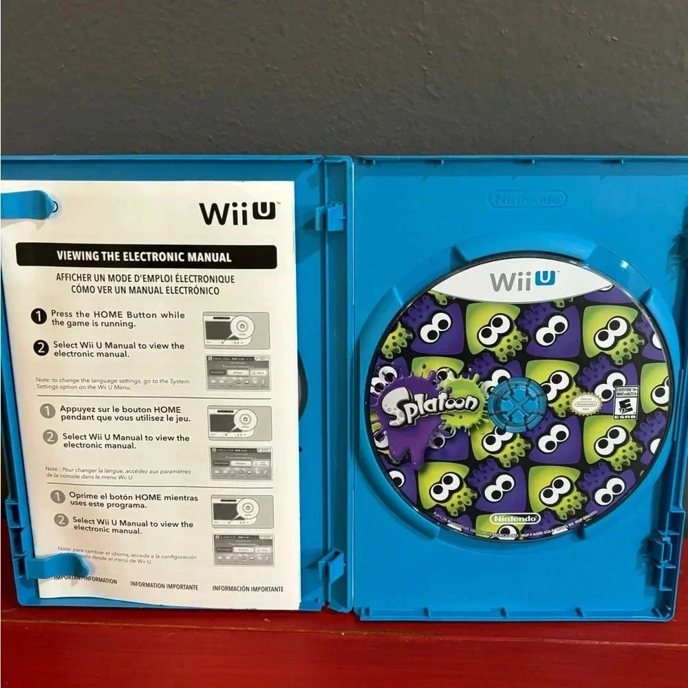 Nintendo Wii U Splatoon Game